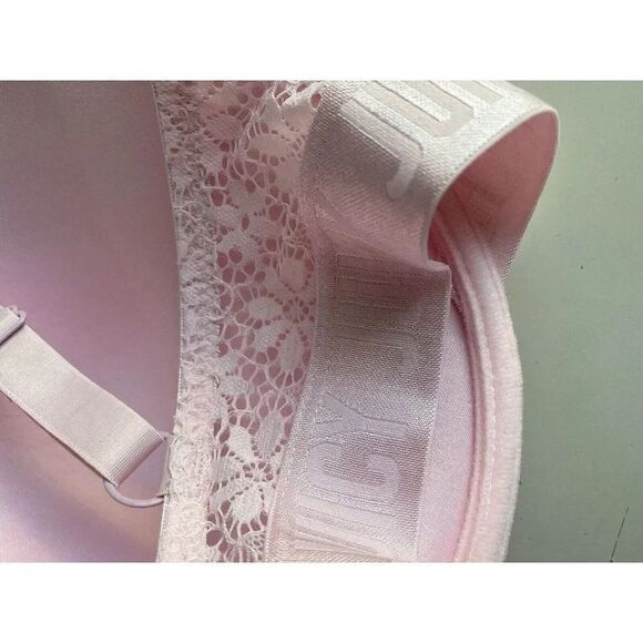 Juicy Couture Sexy Push Up Bra Sz 40D Parfait Pink Underwire JC6914D Lace NEW - Picture 8 of 9